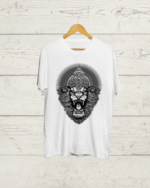 Buy Narasingha print white T shirt