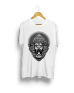 Buy Narasingha print white T shirt - Image 3