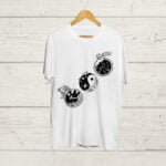 Circle of life print T shirt