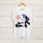 Buy Round neck white T shirt - Stop Police Violence