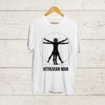 Buy Vitruvian Man print unisex T shirt