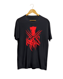 Buy Wolverine print Black T shirt