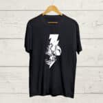 Buy High Voltage Skull Black T shirt