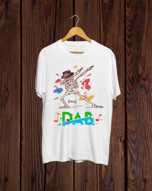 Buy Skeleton Dab Graphic T shirt