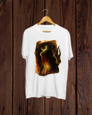 Buy Shiv Parvati White T shirt