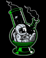 Buy Astronaut in Bong Black T shirt - Image 2