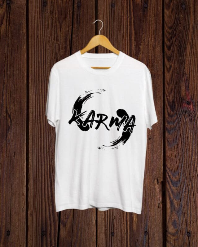 Buy Karma graphic print T shirt