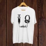 Buy Music Addict Graphic T shirt