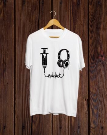 Buy Music Addict Graphic T shirt
