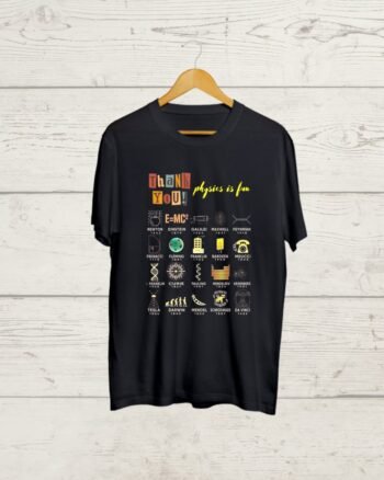 Buy Physics is Fun Black Tshirt