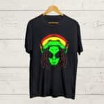 Buy Rastapopulous graphic print Black Tshirt
