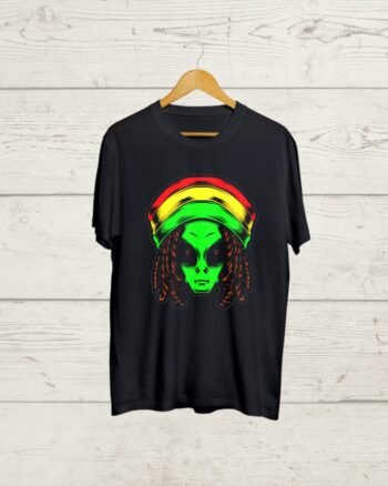 Buy Rastapopulous graphic print Black Tshirt