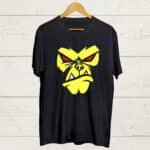 Angry Monkey print Black Tshirt
