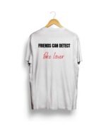 Buy Both side Graphic print white Tshirt - Image 6