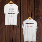 Buy Both side Graphic print white Tshirt