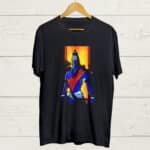 Shree Ram Graphic print Black Tshirt