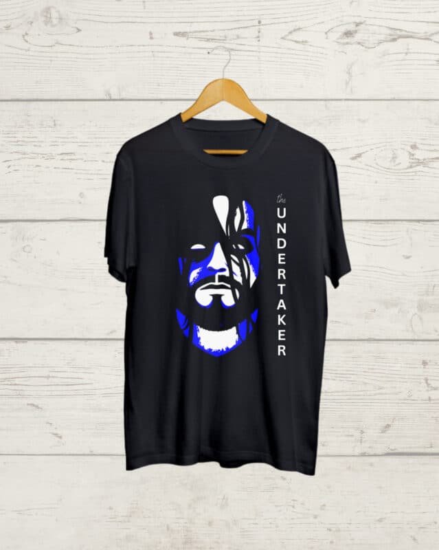 The Undertaker print Black T shirt