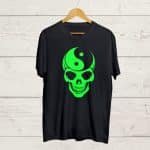 Skull print Black Tshirt