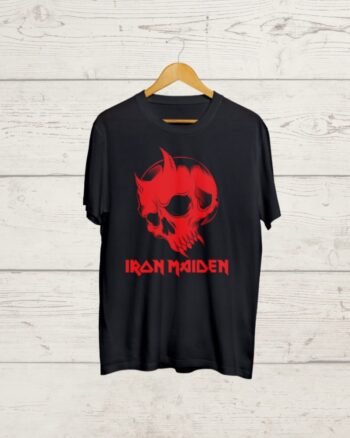 Iron Maiden Round Neck Black Tshirt