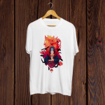 Buy Itachi Uchiha print white Tshirt
