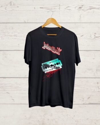 Judas Priest print Black T shirt