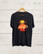 Buy Naruto print Black T shirt