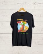 The Mask print Black T shirt
