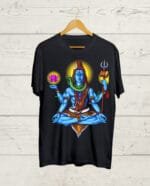 Buy Psychedelic Shiva print T shirt