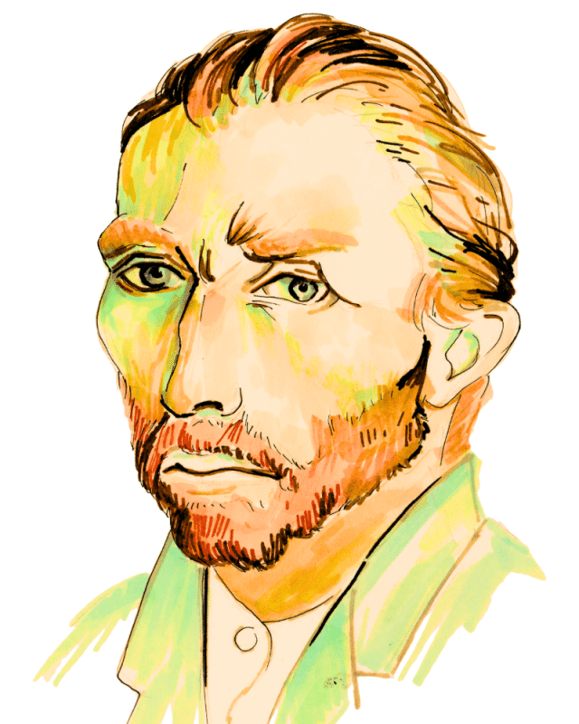 Vincent Van Gogh portrait