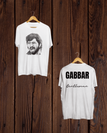 Gabbar the Gentleman print T shirt