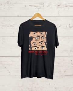 Buy Irrfan the Legend Black T shirt