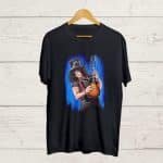 Buy Slash print Black T shirt