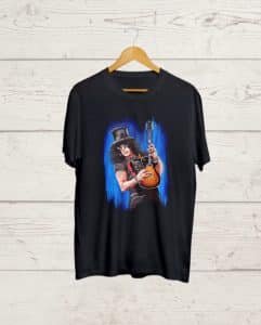 Buy Slash print Black T shirt