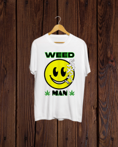 Buy Weedman print white Tshirt