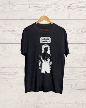 No Pain No Gain Black Tshirt