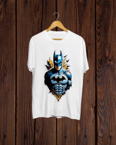 Buy Batman print white T shirt