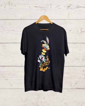 Buy Funny Cartoon print Black T shirt