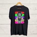 Buy Egyptian God print Black T shirt