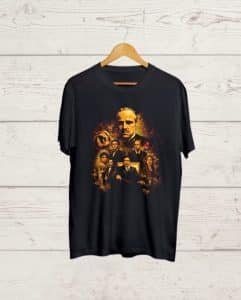 Buy Godfather print Black T shirt