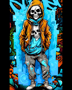 stylish skeleton