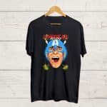 American Psycho print Black T shirt