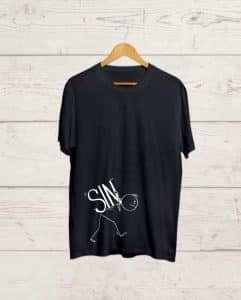 Buy Burden of Sin Black T shirt