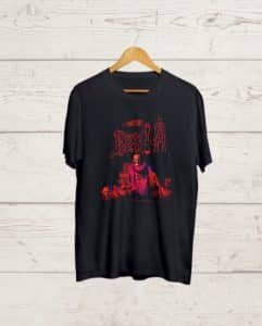 Buy Death print Black T shirt