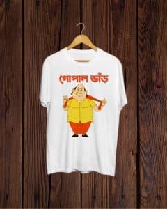 Gopal Bhar print white T shirt