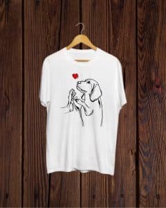 Buy Graphic print Tshirt for Dog Lover