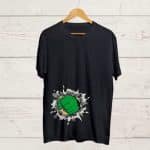 Hulk print Black T shirt