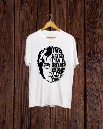Buy John Lennon print white T shirt