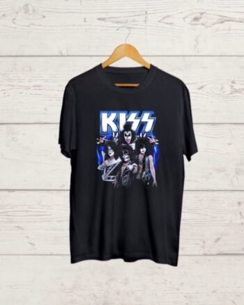 Buy KISS print Black T shirt