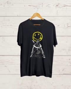 Buy Kurt Cobain print Black Tshirt