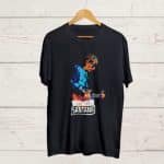Buy Santana print Black T shirt